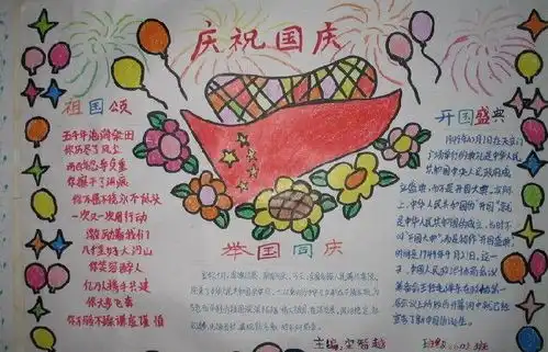 2018年三年级庆国庆手抄报