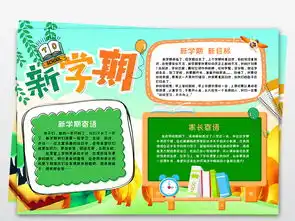 清新开学季新学期校园小报手抄报word模板图片素材wps下载1.48mb其他大全其他