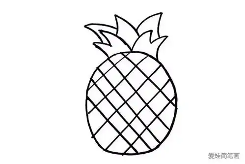 菠萝简笔画