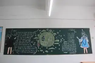 推广普通黑板报中秋节