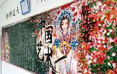 初中生黑板报火了,老师看后直呼舍不得擦,绘画功底惹人羡慕
