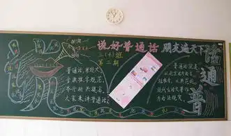 推广普通话黑板报普通话水平测试