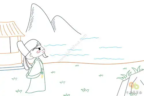 古诗绝句简笔画