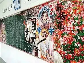 有一种黑板报叫初中生随手画,蕾姆拉姆不算啥,美术生自卑了
