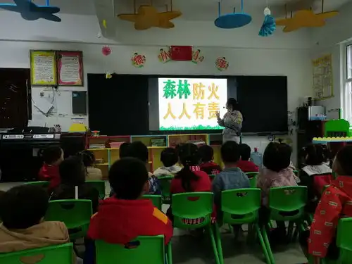武陵源区索溪中心幼儿园开展森林防火宣传教育主题活动