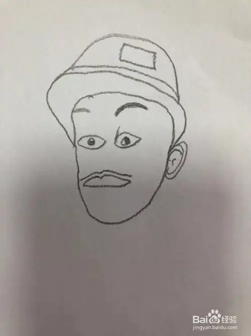 光头强的素描画