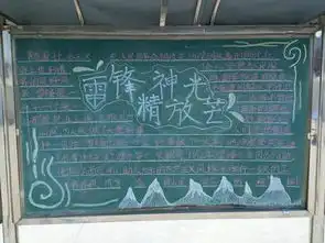吴阳初中美化黑板报宣传学雷锋