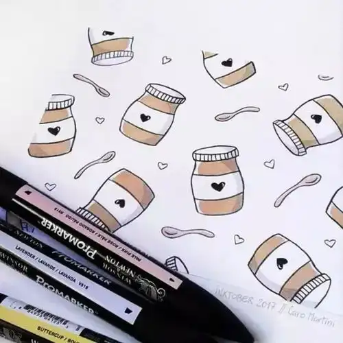 素材一组简单简笔画花边素材