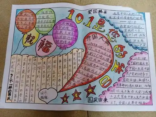 真的很赞最美最实用的国庆节手抄报,环创不再愁