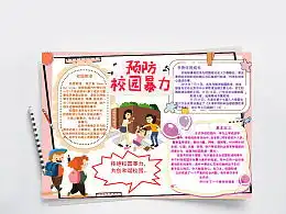校园暴力海报