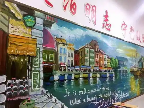 老师给机会,中国学生能把黑板报玩成什么样画得比日本还出色