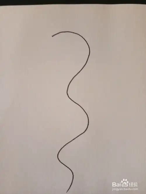 十二生肖之蛇简笔画