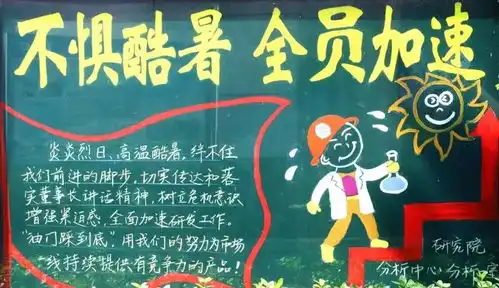 视觉齐鲁黑板报里战高温