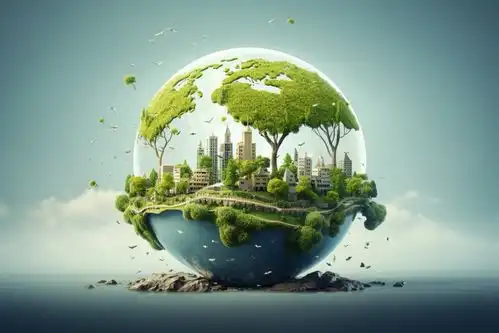 爱护地球家园绿色环保节能宣传摄影图片摄影图